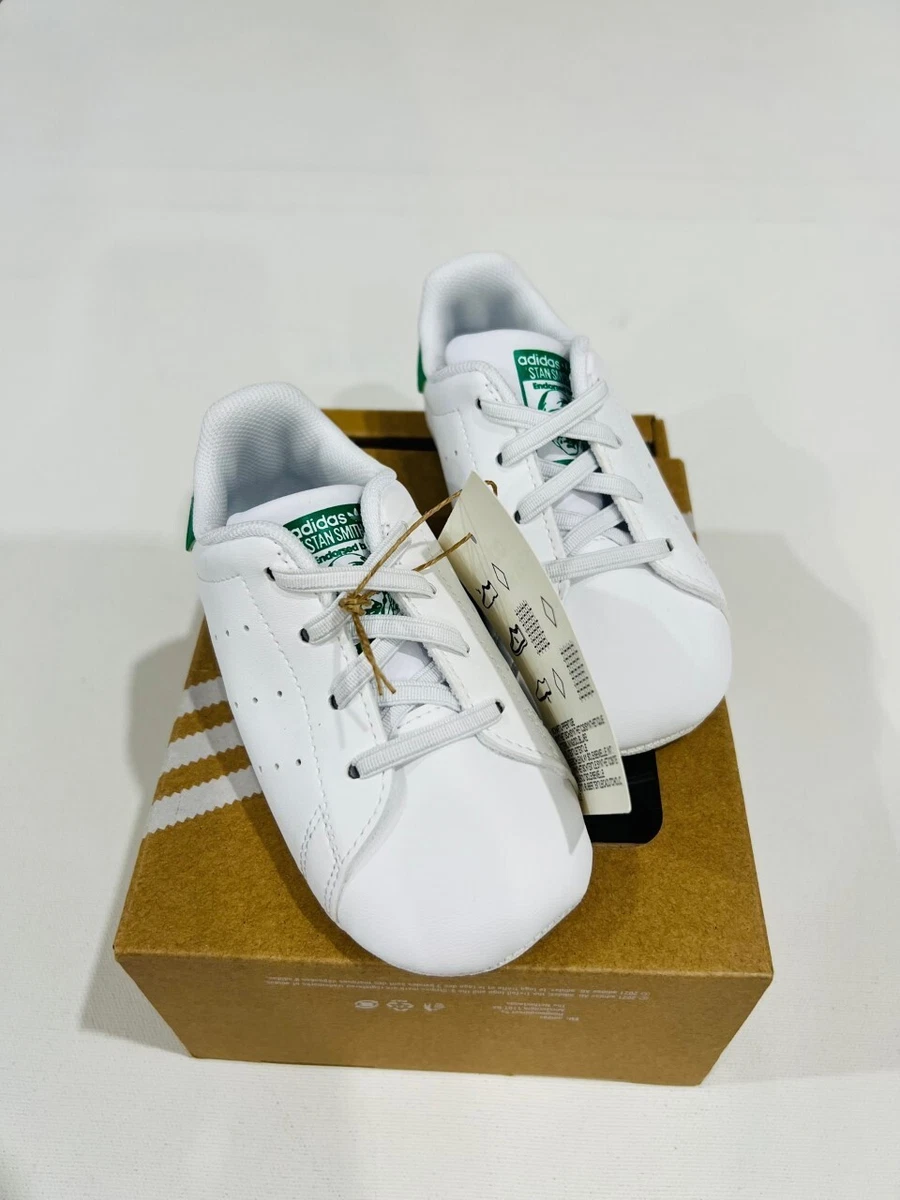 Implement hjemmelevering Lam Adidas x Stan Smith Baby Crib Shoes White ( 5 ) | eBay