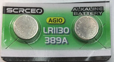 2 PACK LR1130 1.5V ALKAKINE BATTERY EXP 12/30 189 D189A RW89 V10GA FREE SHIP
