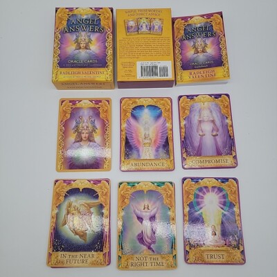 Angel Answers Oracle Cards 44 Card Deck Radleigh Valentine Life Guidance