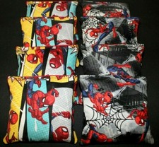 MARVEL SPIDERMAN SUPERHERO Set of 8 ACA Regulation Cornhole Bags