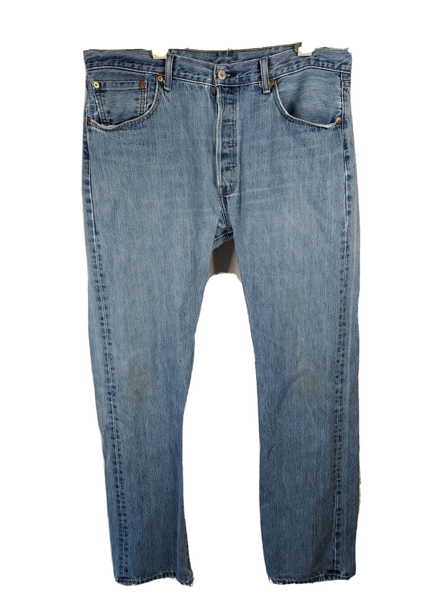 Levi's 501 Mens Button Fly Jeans Size 38x34 *READ DETAILS* 266lev