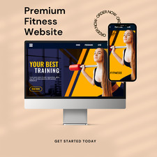 Custom Gym Website Development, Fitness Shopify Website Design