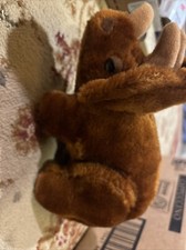 Triceratops Brown Stuffed Animal Vintage 1980 Dakin