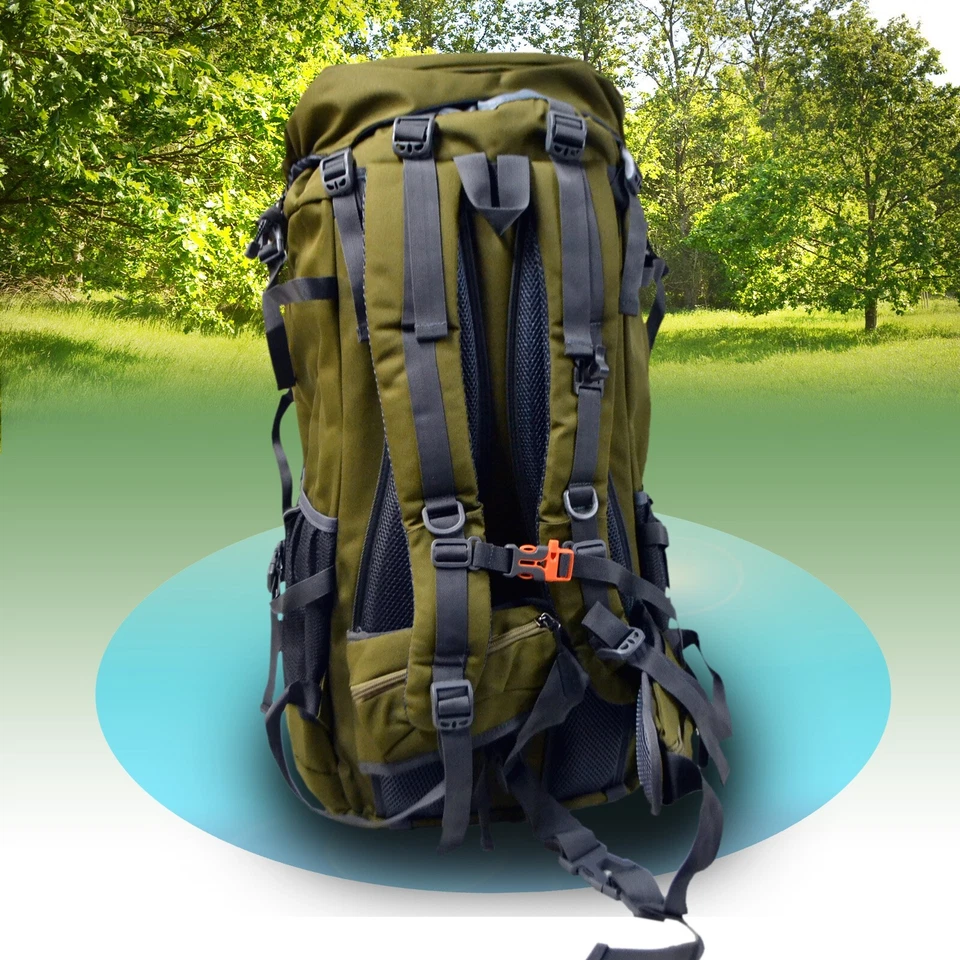 80 L Wanderrucksack Reiserucksack Trekkingrucksack Regenschutz Camping RSonic - Bild 3 von 4
