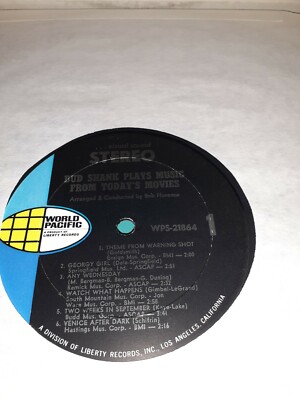 洋楽 SHANK Shank, Bud Plays Music From Today's Movies World Pacific WPS