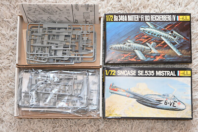 Modellbau Heller Ba 349A + SNCASE SE.535 MISTRAL  1:72