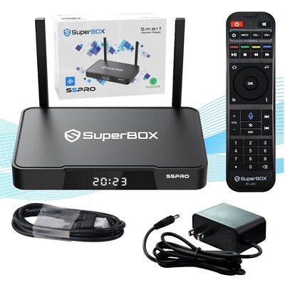 2024 Superbox S5pro playback 4GB DDR RAM 32 GB storage CA Support No monthly fee