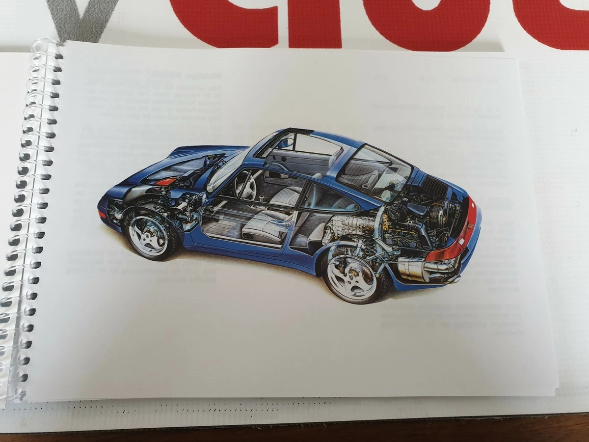 Original Operating Instructions Manual Porsche 911 Type 993 Carrera 2/4 Coupe