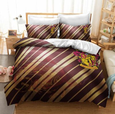 Harry Potter Gryffindor Single/Double/Queen/King Bed Quilt Cover