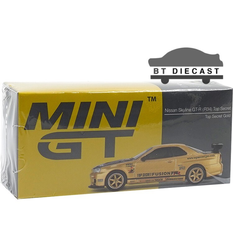 MINI GT JAPAN EXCLUSIVE NISSAN SKYLINE GT-R R34 TOP SECRET 1 MINI GT JAPAN EXCLUSIVE NISSAN SKYLINE GT-R R34 TOP SECRET 1