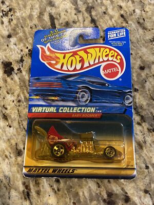 2000 Hot Wheels #173 Virtual Collection Cars BABY BOOMER Red w/Gold 5 Spoke Whls