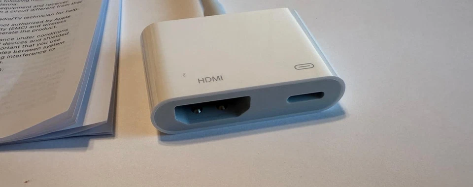 Apple Lightning Digital AV Adapter MD826AM/A - A1438 OEM Funktionsfähig Getestet. Gebraucht - Bild 4 von 4