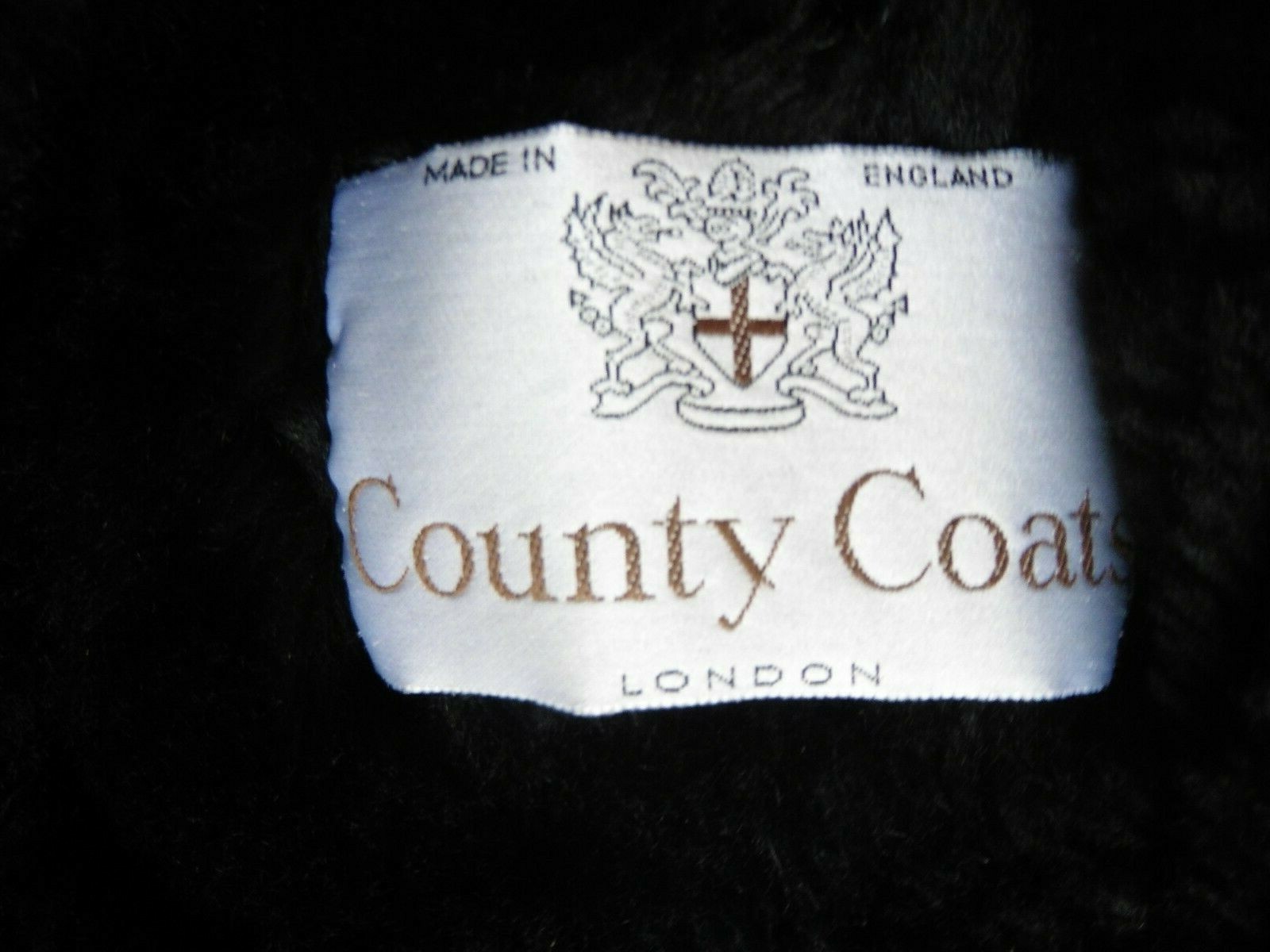 COUNTY COATS LONDON BLACK FLYING JACKET 