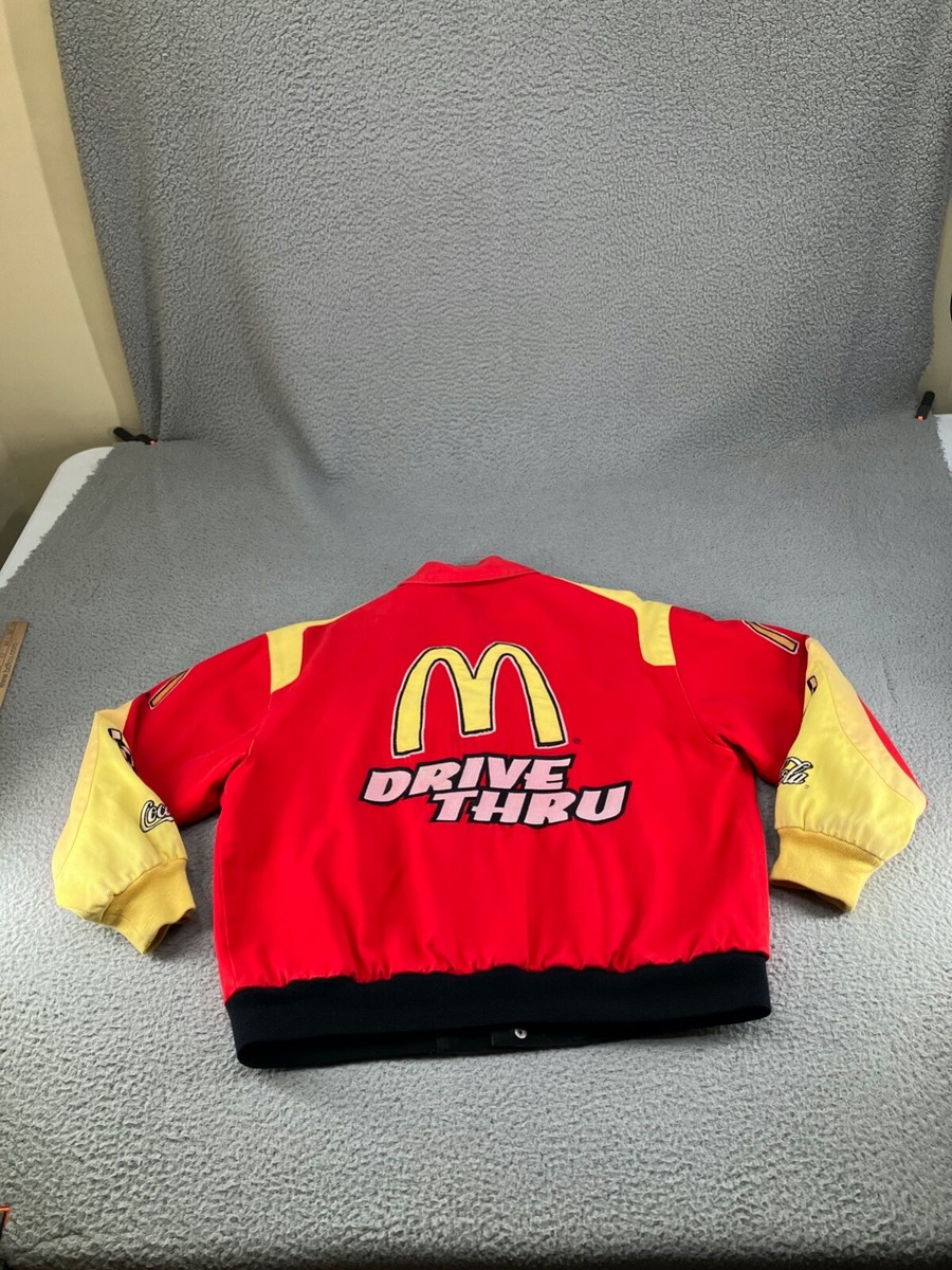VTG 90's BILL ELLIOTT #94 McDONALD'S JEFF HAMILTON RACING LEATHER