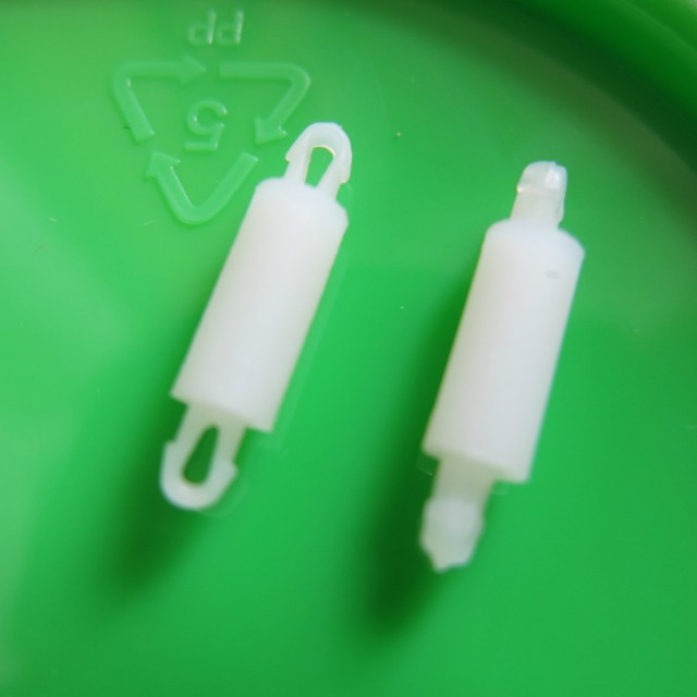 100x Nylon Plastic PCB Spacer Standoff 2.5mm Hole support Locking Snap