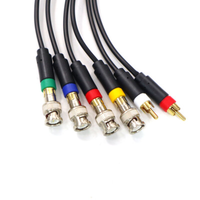 Cable Copuesto RGB RGBS, Cable AV Ultifuncional Con 4 Cabezales BNC - Foto 4