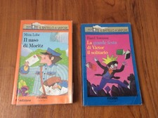 Lotto 2 libri Battello a vapore Il naso di Moritz e La grande festa di Victor