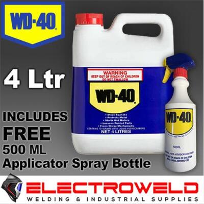 WD-40 x 4 Litre Lubricant Grease Oil Tub + Spray Bottle 4L Degreaser WD40, 62108 | eBay WD-40 x 4 Litre Lubricant Grease Oil Tub + Spray Bottle 4L Degreaser WD40, 62108 | eBay