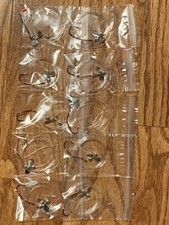 10 Walleye Slow Death Hook Snell Crawler Harness w/Silver Propeller 48”