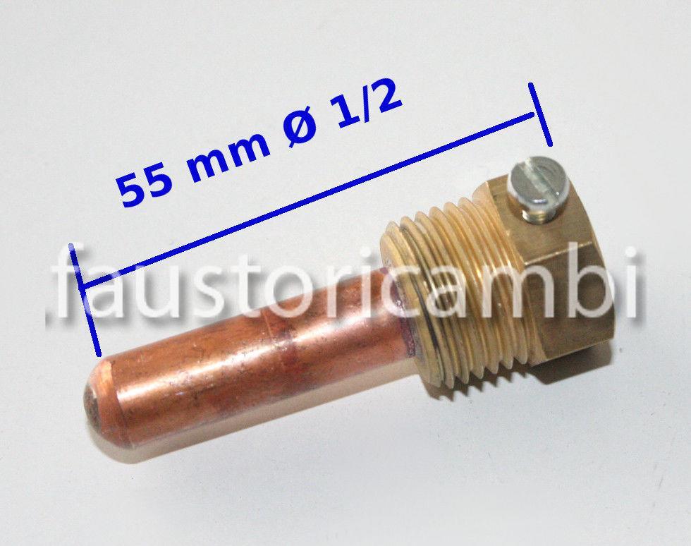 POZZETTO PER ASTA CON MOLLA IN OTTONE (Misura 10 Mm
