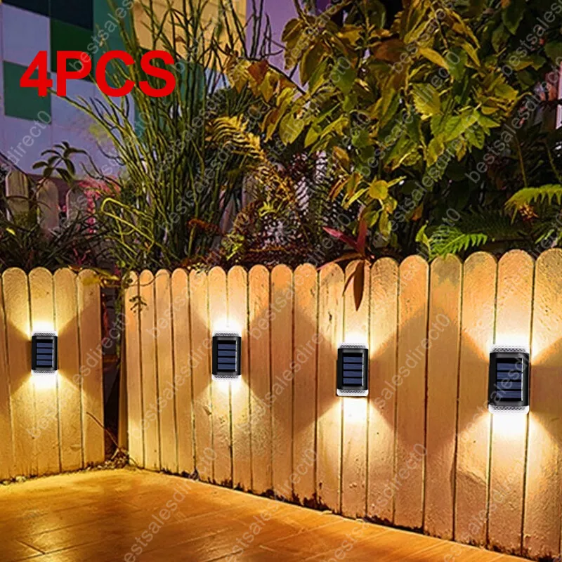 Solar lights for fence on sale panels