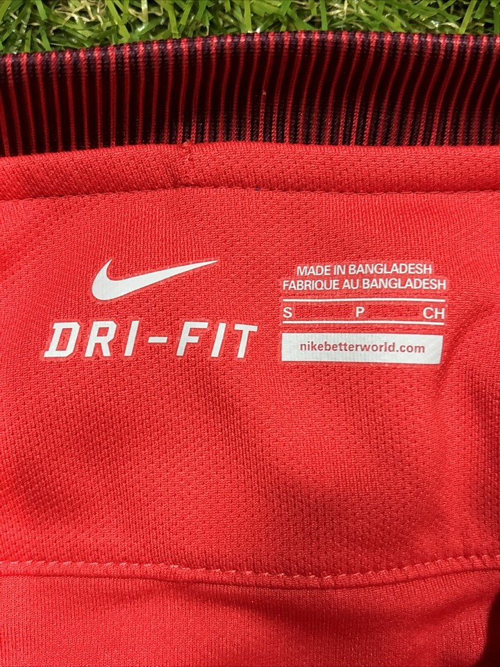 Nike England Mens Size Small Soccer Jersey Football Kit Red eBay