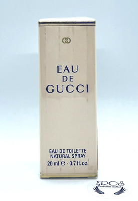 Eau De Gucci Eau De Toilette 20 ml 0.7 oz natural spray, NEW SEALED