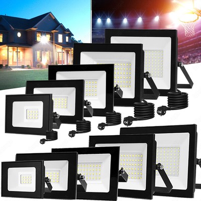 LED Fluter Mit Bewegungsmelder/Stecker Strahler 10W 30W 50W 100W 200W 300W 500W