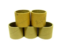 (5) HEAVY DUTY 3" X 3" X 3/16" THICK EMPTY CARDBOARD ROLLS HEAVY DUTY STRONG
