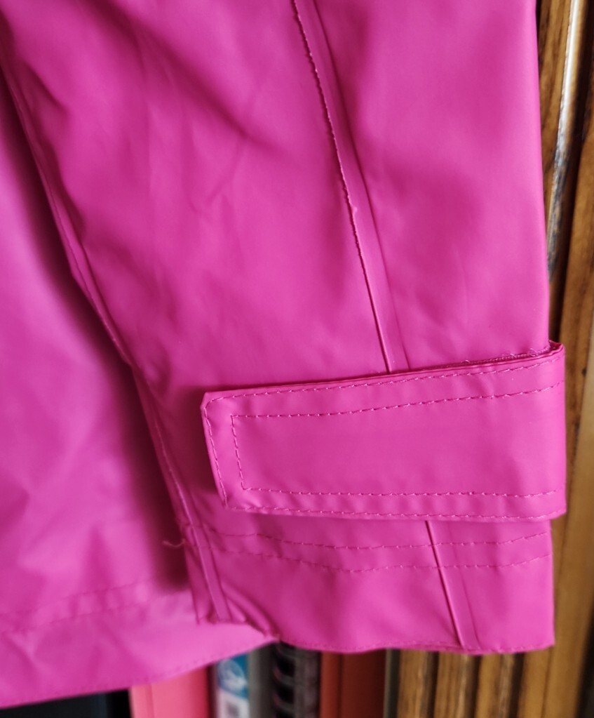 Charles River New Englander Rain Jacket Women's Size Small Coral Reflective New
