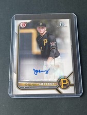 2022 1st Bowman JACK CAREY Rookie RC AUTO