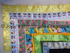 HANDMADE BABY MINI SECURITY BLANKET w/ SATIN TRIM - ASSORTED TRIMS AVAILABLE