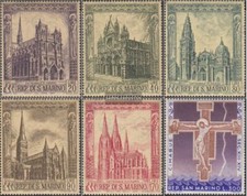 Timbres san marin 1967 Mi 897-901,902 neuf avec gomme originale 1967 gothique ca