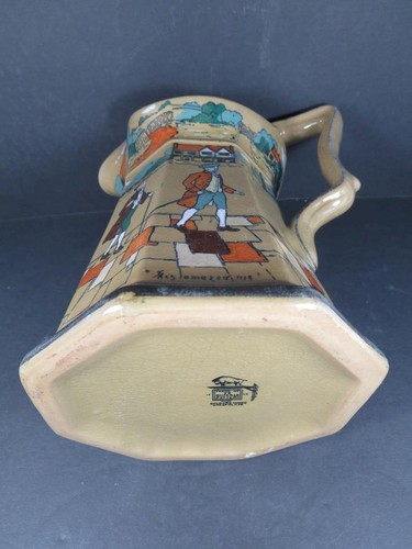Buffalo Pottery Deldare Ware 9" Pitcher ca 1924 - FREE SHIPPING (#900-172) - Picture 11 of 12