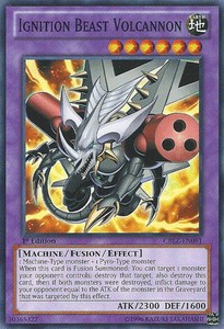 Ignition Beast Volcannon - CBLZ-EN091 - Common - Unlimited Edition x3 - Near Min