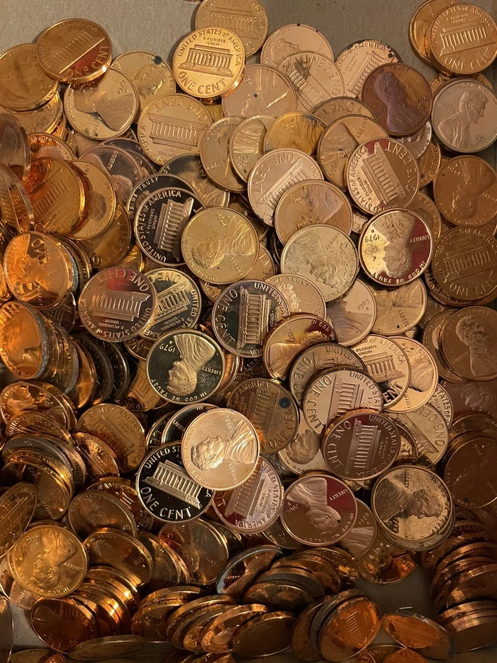 1961~67 P 1968-1989 S Lincoln Penny Roll With Issue Or Defects Selling As Is - Image 4 of 4