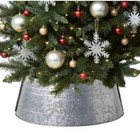 Wondershop Rustic 48" Galvanized Metal Christmas Tree Collar