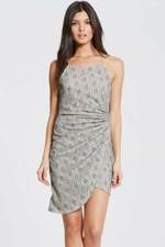 GIRLS ON FILM Grey Lace Dress Size UK 16 DH014 OO 03
