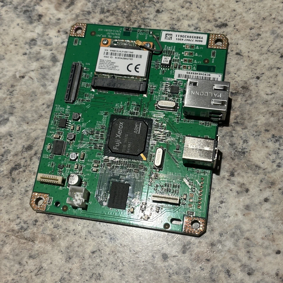 Tarjeta de red genuina Xerox 6022 604K92540, 604K92541, 604K92542, 604K92543 Foto 3 de 4