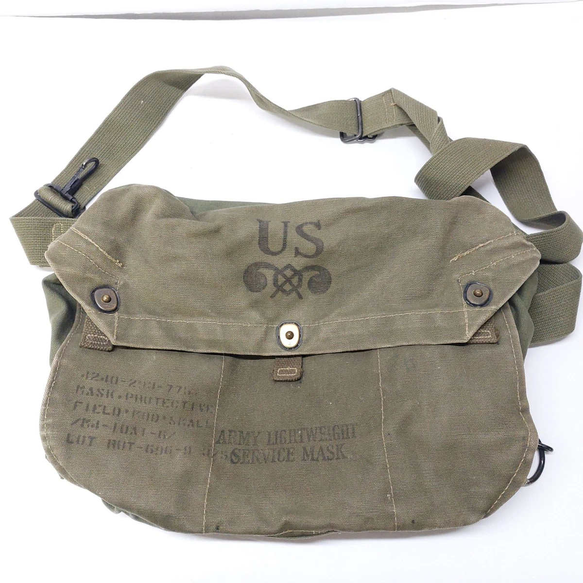 防毒面具包原二战美国野战装备及设备| eBay