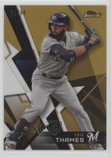 2018 Topps Finest Gold Refractor 31/50 Eric Thames #18 u7k