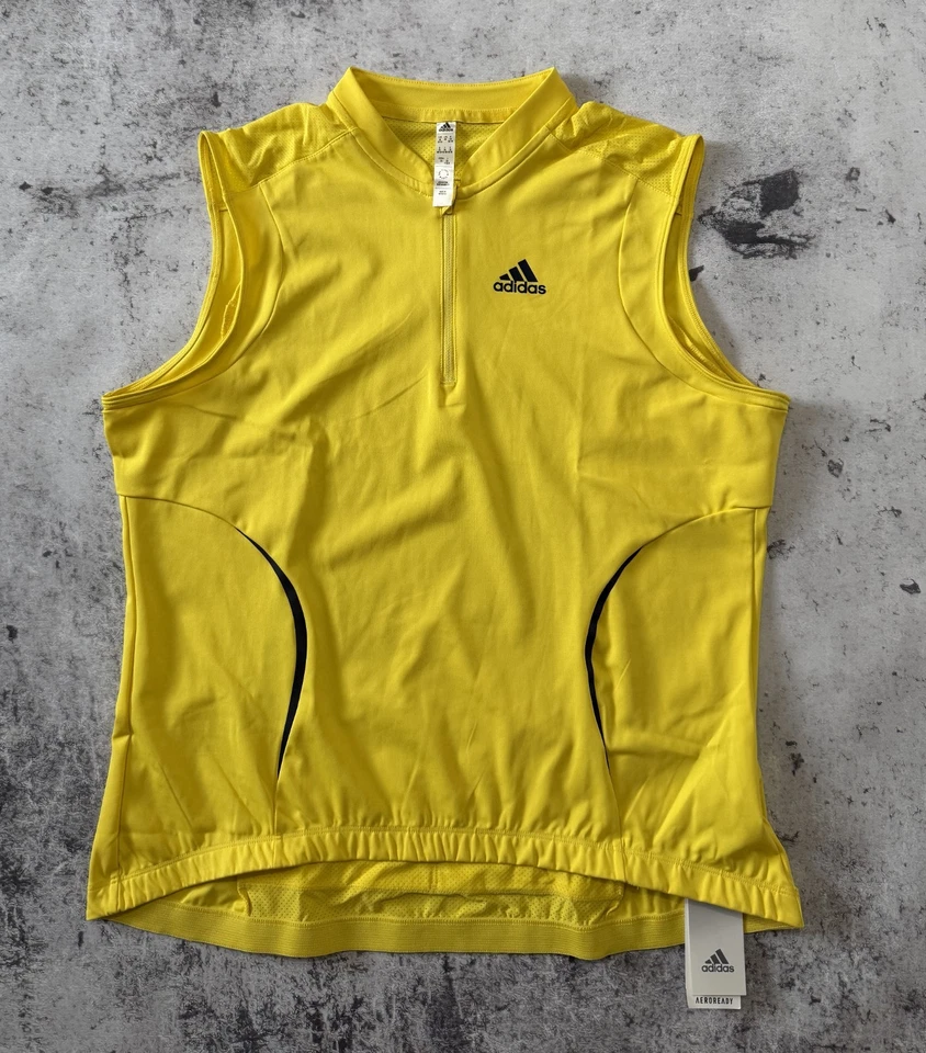 Camiseta de ciclismo Adidas sin mangas talla grande 2X HU2039 Foto 3 de 4