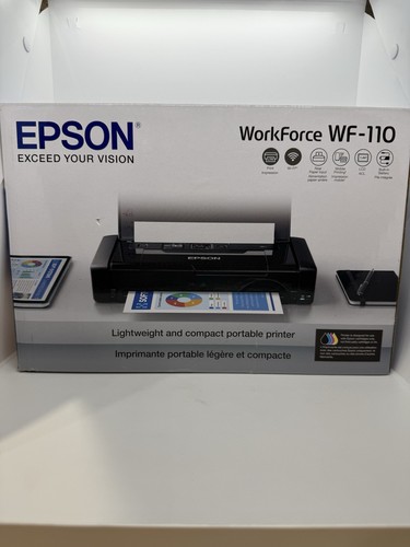 Tragbarer Epson WorkForce WF-110 WLAN-Farbtintenstrahldrucker, Drucken (9472520)