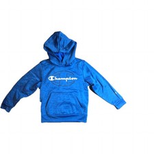 Boys Blue Champion Hoodie Size 6-7