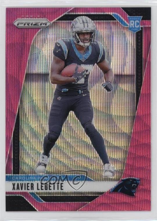 2024 Panini Prizm Rookies Pink Wave Prizm Xavier Legette #398 1e7l