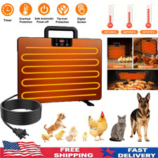 200W Chicken Coop Heater Safe Radiant Spae Heat Energy Chick Pet Cat Dog Warmer