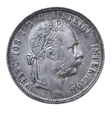 1 Florin 1881 Austria Franz Joseph. Silver
