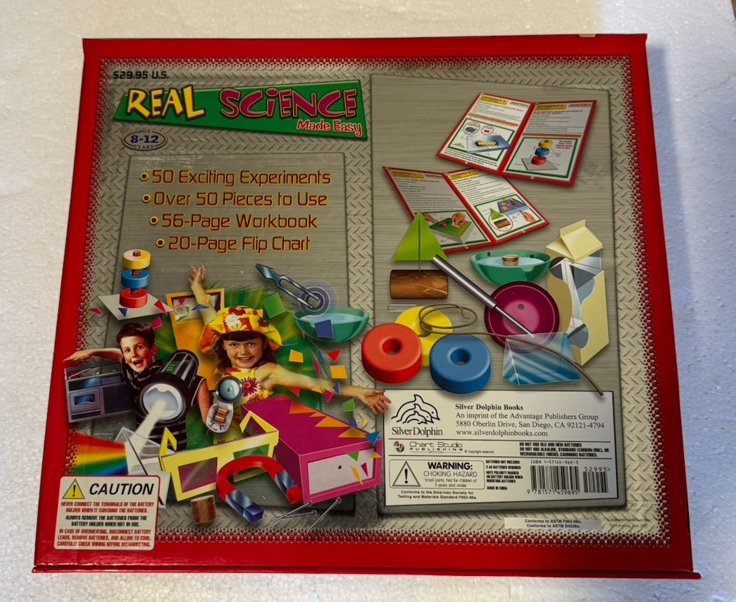 Real Science Made Easy - General Science 50 Experiments & Activities Kit - NEW!