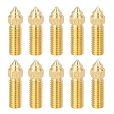 10 Pcs Brass Nozzles, 0.8mm M6 Thread for Carbon 3D Printers