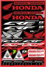 Dcor Universal Decal Sheet for Honda CRF